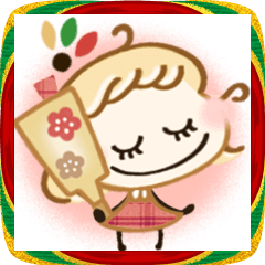 [LINEスタンプ] 年末年始♡ゆるかわgirl