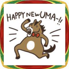 [LINEスタンプ] 午年のまっさん