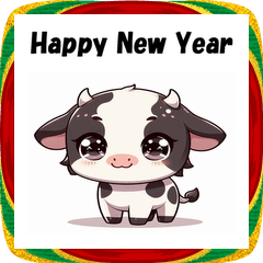 [LINEスタンプ] 十二支全部 あけおめ 年賀状 アニメ