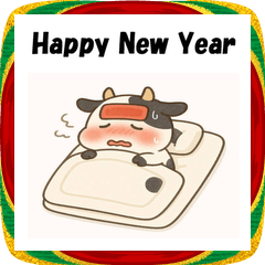 [LINEスタンプ] 十二支全部 あけおめ 年賀状 スリープ