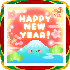 [LINEスタンプ] 動く▶年末年始に使えるスタンプ♫