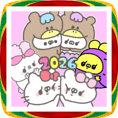 [LINEスタンプ] enacocoの2026お正月