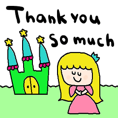 [LINEスタンプ] (nenerin日常スタンプ557英語気遣い)