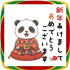 [LINEスタンプ] パンダの赤ちゃん❗️お正月＆クリスマス
