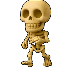 [LINEスタンプ] アンデッド動く⚰️スケルトン