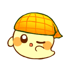 [LINEスタンプ] バンダナおばけ