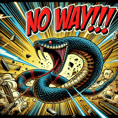 [LINEスタンプ] 蛇無双。