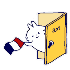 [LINEスタンプ] るぴーとフランス語スタンプ