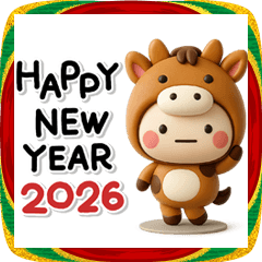 [LINEスタンプ] み～んな使える♡大人の年賀スタンプ2026♡