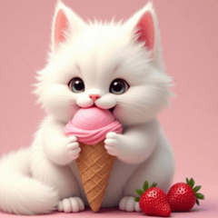 [LINEスタンプ] 白猫の新日常4 白猫の日常