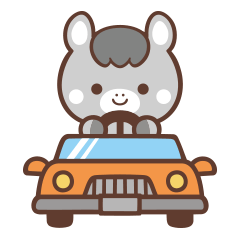 [LINEスタンプ] 文字なし1♪まんまる芦毛ウマさん