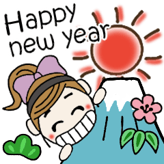 [LINEスタンプ] 動くおちゃめの年末年始♥毎年使える♥喪中