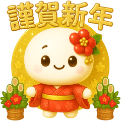 [LINEスタンプ] 【るるものやさしいじかん♡】年末年始・冬