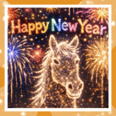 [LINEスタンプ] 豪華に飛び出す♡花火