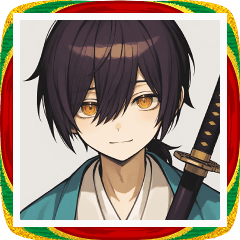 [LINEスタンプ] 日本刀と新撰組の男の子スタンプ