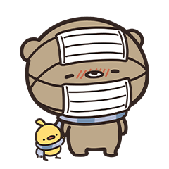 [LINEスタンプ] そっと気遣う くまのぽんこつ