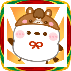 [LINEスタンプ] あけおめ♡シマエナガ