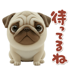 [LINEスタンプ] パグさんの日常②冬あり