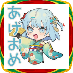 [LINEスタンプ] ちび天使界隈ちゃんのあけおめ♡お正月