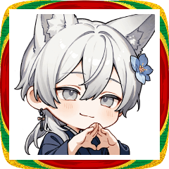 [LINEスタンプ] もふもふ狐男子の新年スタンプ