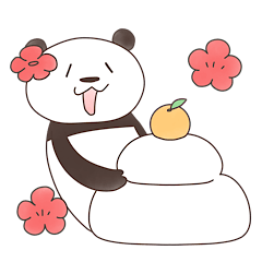 [LINEスタンプ] 冬だよ！パンダさん（年末年始etc）