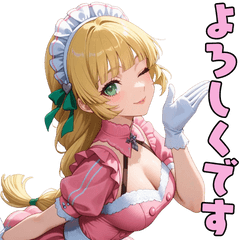 [LINEスタンプ] 真面目に不真面目♡魅惑のメイド