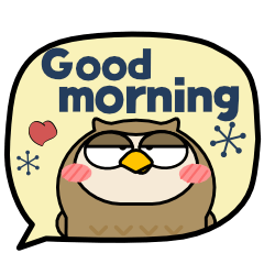 [LINEスタンプ] フクロウ de あーる★北欧風 よく使う言葉