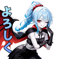[LINEスタンプ] 闇かわ♡上機嫌ドラキュラちゃん