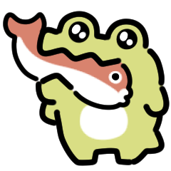 [LINEスタンプ] ぱっちりワニの動くスタンプ